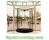 Chiny Shopping center mansion Automatic crane Revolving Door Unit with 3 or 4 wings firma