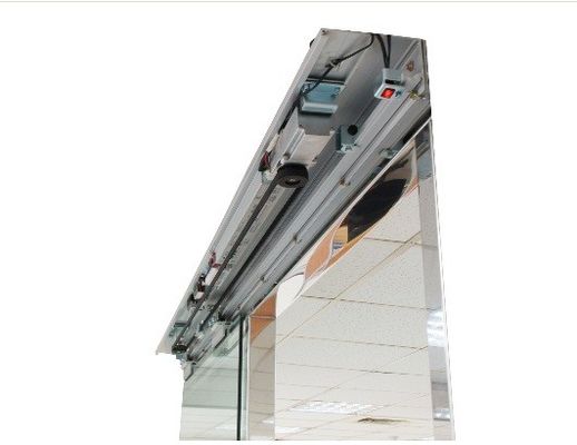 Chiny LED display Controller Shopping center Automatic Sliding Door , 150mm depth track fabryka