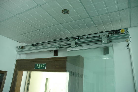Chiny Office Building entrance automatic glass sliding doors , 420cm*15cm*11cm fabryka