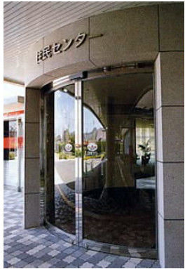 Chiny Round Automatic Curved Sliding Door , hotel auto sliding glass door dystrybutor