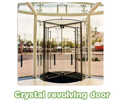 Chiny Shopping center mansion Automatic crane Revolving Door Unit with 3 or 4 wings dystrybutor